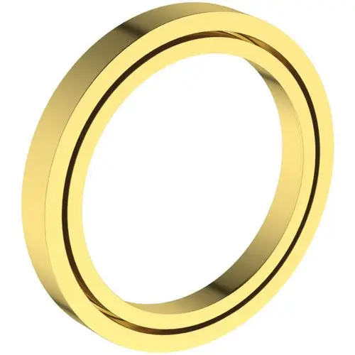 Runder Distanzrahmen in Gold-Optik, geeignet für die Installation in Badezimmern. Produkt von Ideal Standard, designed für eine einfache Montage.